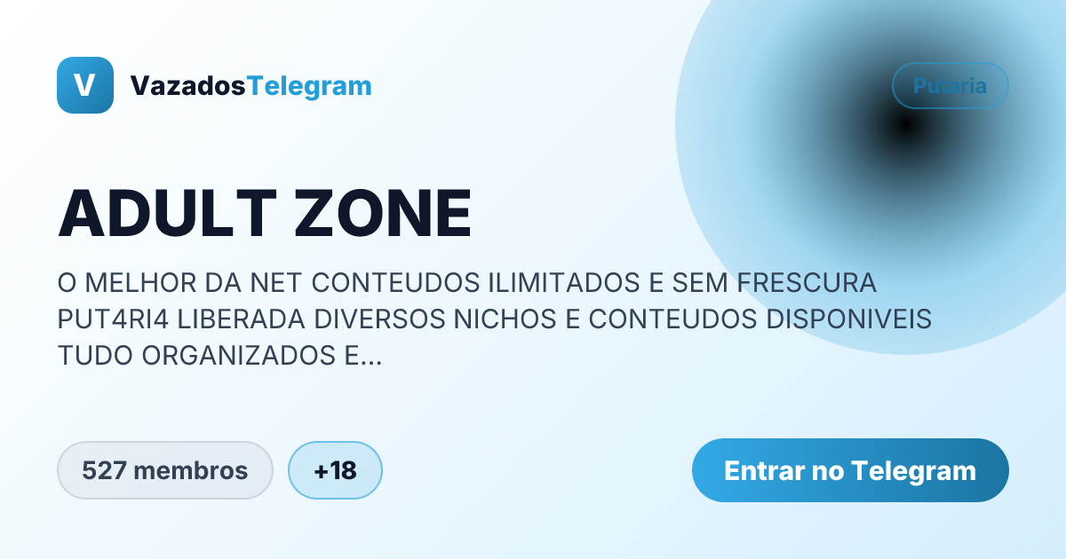Prévia da imagem de compartilhamento do grupo ADULT ZONE
