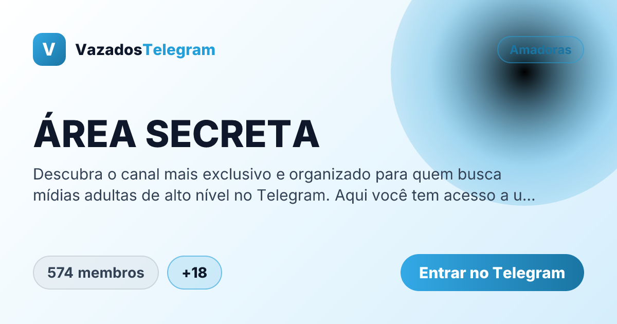 Prévia da imagem de compartilhamento do grupo ÁREA SECRETA
