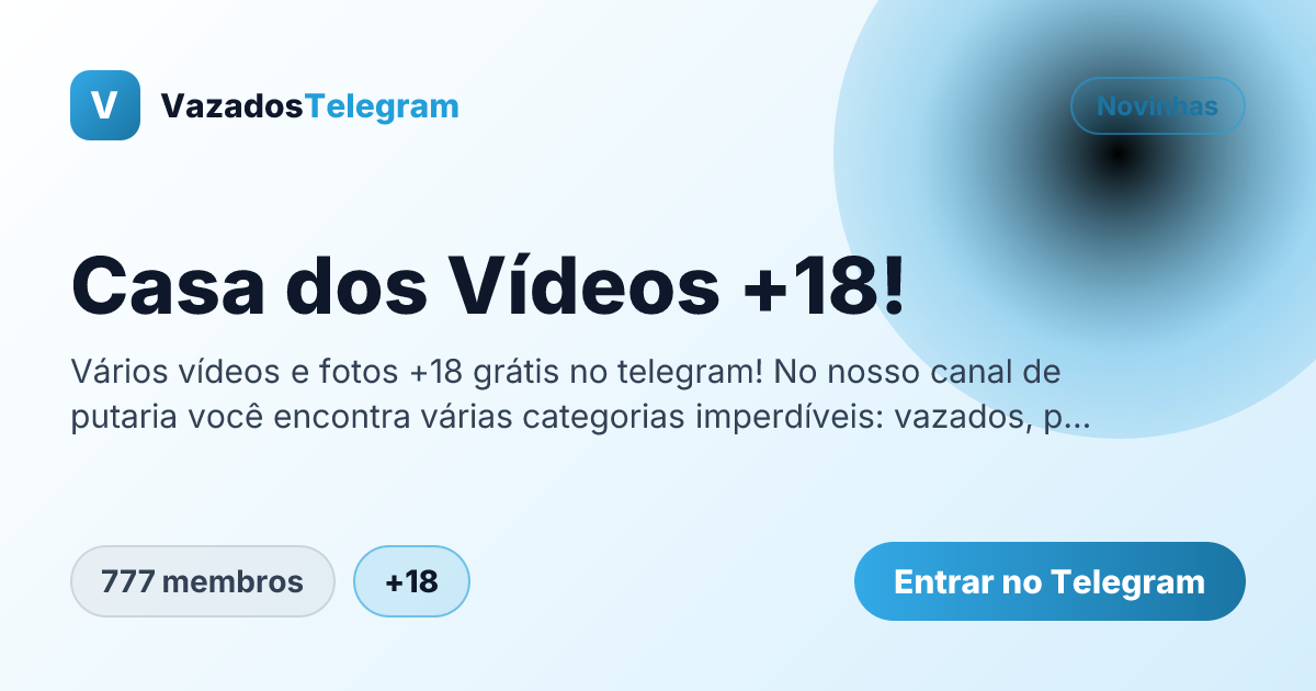 Prévia da imagem de compartilhamento do grupo Casa dos Vídeos +18!