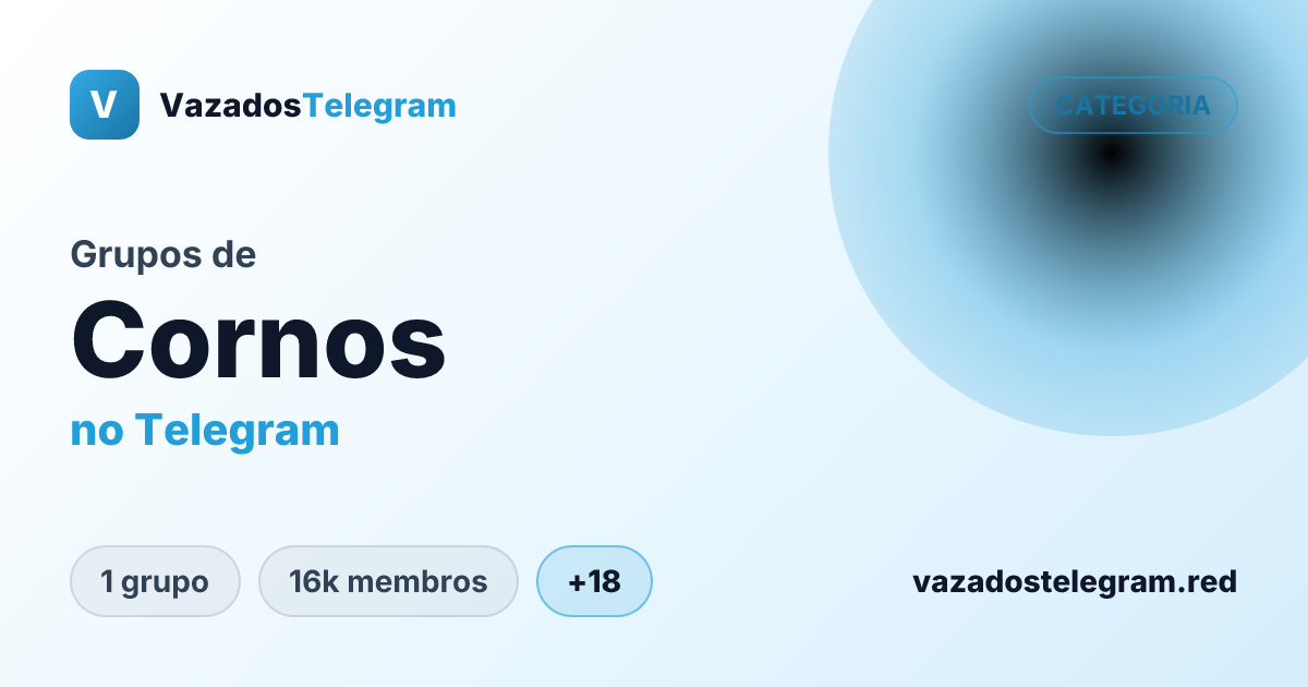 Prévia da imagem de compartilhamento de grupos de Cornos