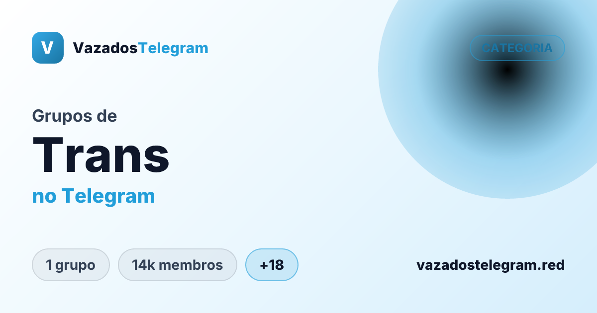 Prévia da imagem de compartilhamento de grupos de Trans