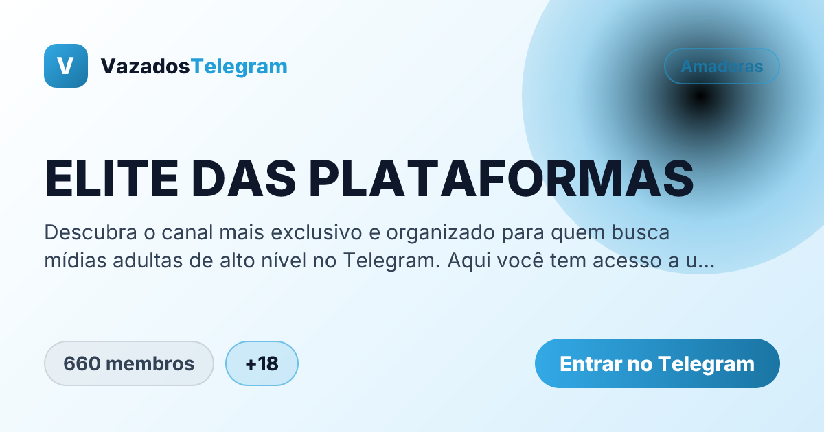 Prévia da imagem de compartilhamento do grupo ELITE DAS PLATAFORMAS