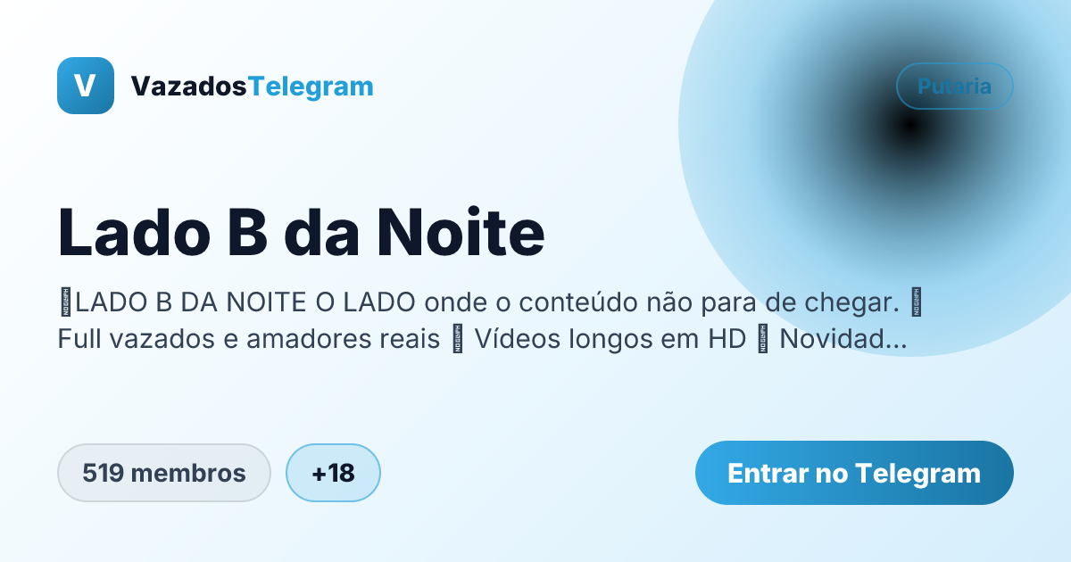 Prévia da imagem de compartilhamento do grupo Lado B da Noite