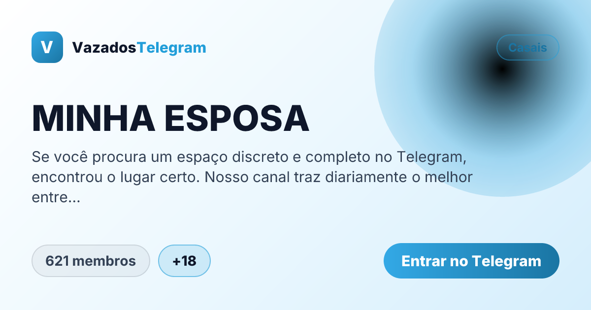 Prévia da imagem de compartilhamento do grupo MINHA ESPOSA