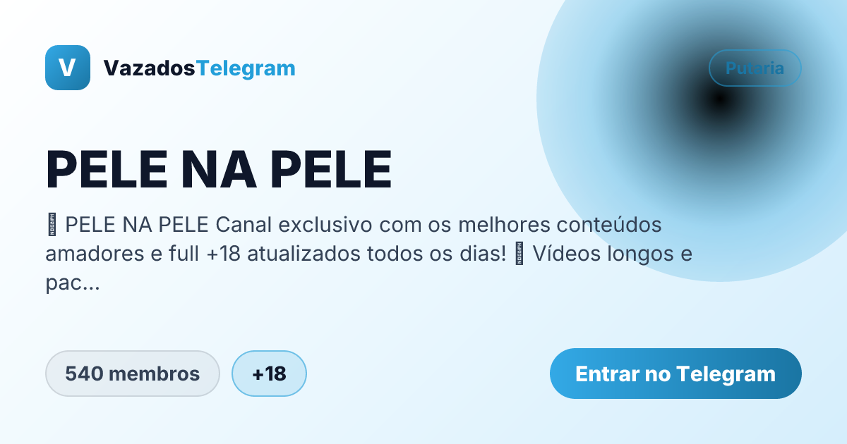 Prévia da imagem de compartilhamento do grupo PELE NA PELE
