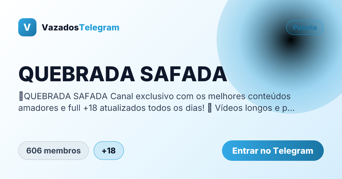 Prévia da imagem de compartilhamento do grupo QUEBRADA SAFADA